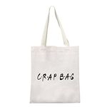 Crap Bag Novelty TV Show Inspired Canvas Tote Shopping Bag (Crap Bag Tote CA)