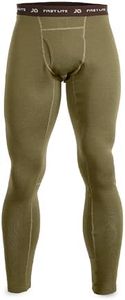 First Lite Men's Furnace Long John - Heavyweight Merino Wool Base Layer Pant Bottoms - Conifer - XX-Large
