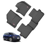 GFX Tpv Premium 3D Life Long Car Floor Mats Compatible with Harrier (2023) Onwards, 5 Seater (Automatic), Black