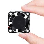 GDSTIME 2PCS 25mm x 10mm 12V DC 0.06A Micro Small Mini Tiny Brushless Cooling Fan for Notebook Dishwasher and Other Small Applications PH2.0