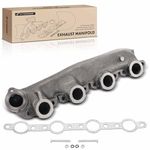 A-Premium Right Exhaust Manifold with Gasket Kit Compatible with Ford F-450 F-550 Super Duty IC Corporation International Harvester 7.3L 8.7L