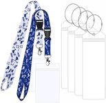 Cruise Lanyard for Cruise Ship Cards Cruise Lanyards With 4 Sets Cruise Luggage Tags Holder Waterproof Zip Seal with Badge Holder for Royal Caribbean & Celebrity Cruise ID Badge Royal Caribbean Cruise