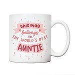 Auntie gifts mug | big sister’s birthday special gift | presents for christmas xmas | from in law brother | brothers womens | aunt aunty long distance friend | sentimental amazing mugs uk