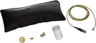 Shure WL93-6T Series Subminiature Condenser Lavalier Microphones, WL93-6T - Tan, with 6-foot (1.9 m) Cable,Black