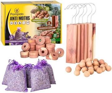 71 Pieces Protection Naturelle Organique antimites en Bois de cèdre antimites vêtements Piège Anti Mites sans Produits Chimiques Contre Les Mites Protection Garde-Robe pour Maison 100% Naturelle(70)