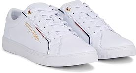 Tommy Hilfiger Women Tommy Signature Cupsole Trainers, White (White), 39 EU