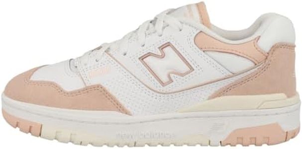 New Balance 550 Womens White Pink Sea Salt Size 9.5
