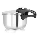 Tower T80245 Stainless Steel Pressure Cooker with Steamer Basket, 3 Litre, Stainless Steel, Silver