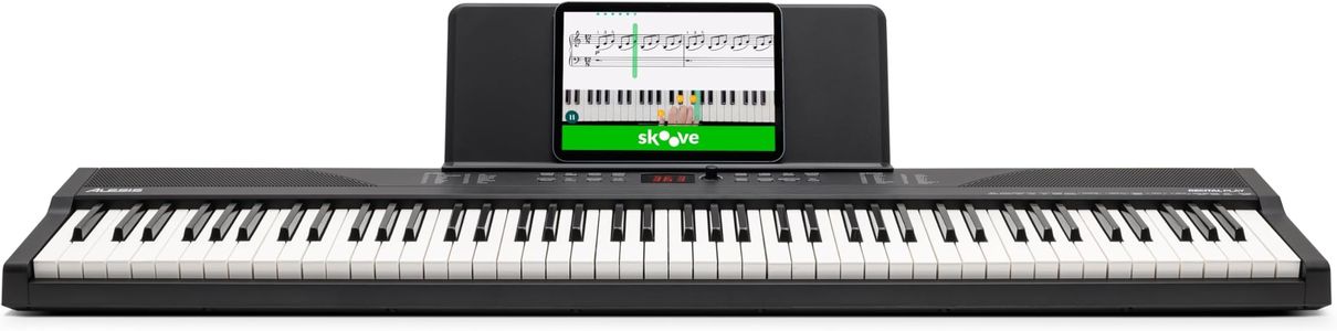 Alesis 88-Key Digital Keyboard Piano – Full-Size Electronic Piano