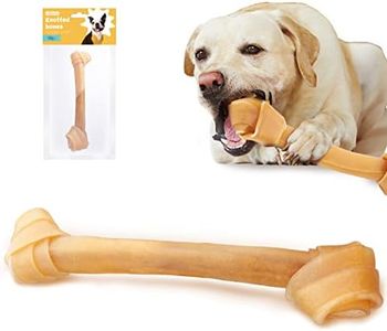 Nobleza - Hueso para Perros, Delicioso Snack para Perro, Hueso Masticable para Perros, 100% Natural Piel de Vaca Snacks Naturales para Perros de Todas Las Razas 1 Piezas 30 cm /180 g