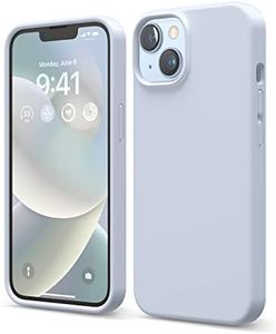 elago Liquid Silicone Case Compatible with iPhone 14 Case (6.1"), Premium Silicone, Full Body Protection - 4 Layer Shockproof Phone Cover, Anti-Scratch Soft Microfiber Lining (Light Blue)