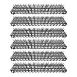 Homarden Cat Scat Mat 6 Pc set 49 * 14 cm - Cat Indoor/Outdoor Deterrent Pad - Dog & Cat Spike Mat Anti-dig for Garden - Cat Anti- Scratch Mat with 1 inch Plastic Spikes - Cat Repellent Mat
