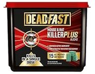 Deadfast Mouse and Rat Killer Plus Poison, 15 Block - Green