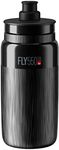 Elite S.R.L. Unisex - Adult Elite Fly Tex Water Bottle, Black, 550 ml