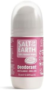 Salt Of the Earth Salt of the Earth Roll-On Deodorant Sweet Strawberry - Refillable, Vegan, Long Lasting Protection, Leaping Bunny Approved, Made in UK - 75 ml