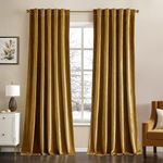 MIULEE Velvet Curtains 72 Inch Wide