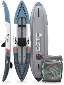 BOTE Vali Aero Inflatable 13' Foot Ultralight Kayak Packable for Single Rider Adults Kids Family Friendly Blow Up Fishing MAGNEPod Compatible, Multiple Colors