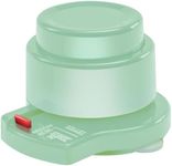 ITSYHPRO 2 Holes Puncher for Binder Mushroom Planner Discbound Hole Punch Paper Punches for Disc Scrapbook Supplies(Light Green)