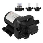 Shurflo 4008-101-E65,Hot and Cold Water Dispensers,55 Psi 3 Gallons Per Minute 7.5 Amps 12V Dc Rv Caravan Selfpriming Water Pump 4008101E65
