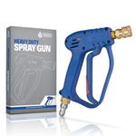 Short Pressure Washer Gun | Stubby Pressure Washer Gun with M22 Adaptors - Perfect Power Washer Gun Replacement | Power Washer Gun Compatible with Foam Cannon | Pressure Washer Handle ESSENTIAL WASHER