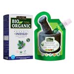 Indus Valley Bio Organic Herbal Henna Paste -150 g, with Herbal Indigo Powder -100 g