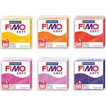 FIMO Staedtler Soft Polymer Oven Modelling Clay - Sunset Tones - Set of 6