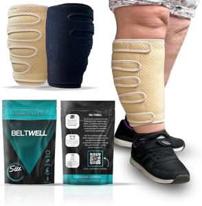 Beltwell Lymphedema Adjustable Compression Wrap For Heaviness, Pain, Fatigue, Circulation (Beige, L - SHORT)