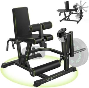 HANDBODE Leg Extension and Curl Machine, 4-in-1 Leg Curl Machine, 800 lb Seated Leg Extension and Lying Curl Machine for Home Gym, Lower Body Workout Equipment Compatible with 1'' and 2'' Plates