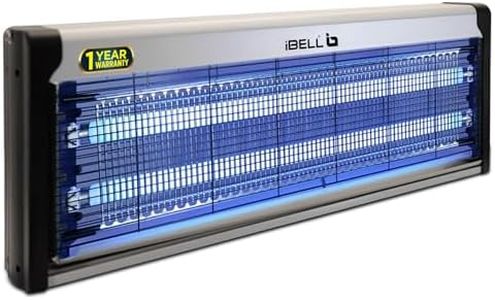 iBELL S40IK Insect Killer Machine 40W, UV Lamp,Fly Catcher for Home, Bedroom, Office Cabin & Restaurants (Silver)