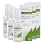 Perspi-Guard Maximum Strength Antiperspirant Spray 50 ml, 3-Pack, Strong Deodorant for Excessive Sweating & Hyperhidrosis, Anti Sweat Spray, Unscented