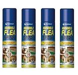 Flea Killer Spray 4PK 200ml Aerosol Animal Flea Dog Cat Tick Protection House