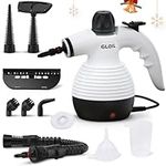 GLOIL Portable Steam Cleaner, Hand Held steamers for cleaning house, Home Multi Purpose - 10-Piece Accessory Kit for Sofa, Carpets, Upholstery, Floor, Bathroom, Car, Mattress and More-Steam Cleaners