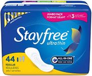 Stayfree Ultra Thin Pads Regular, 44 Count by Stayfree