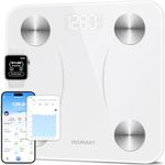 Smart Weight Scale, INSMART Bluetooth Bathroom Scales with BMI Analyze, Smart Scale with Smartphone APP, Digital Scale Body Weight with 17 Body Composition White(396Lb/180Kg)
