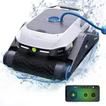 (2024 Upgrade) Degrii Zima Pro Robotic Pool Cleaner, Cordless Robotic Pool Vacuum with Smart Navigation, Wall & Waterline Cleaning, App Control, 3.5H Runtime, for Pools up to 5,000 Sq Ft