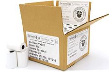 CC Receipt Paper 2-1/4" x 50 ft - (50) Thermal Paper Rolls per Pack | BPA Free for POS terminals: Verifone Vx520 | Ingenico Ict220 Ict250 | Clover Flex Mobile | Dejavoo Z8 | American Made