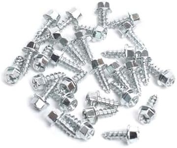 Raprance Wading Boot Studs, 30-Pcs Steel Hex Head Cleats, Cross Screw Design for Rubber and Felt Soles