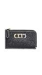 Marc Jacobs Women's Small Top Zip Wallet, Black, One Size, Black, Slim Wallet