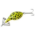 Arbogast Junior Buzz Plug, Frog White Belly