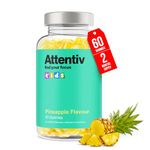 Natural Pineapple Gummies with Vitamin C & B3 | Nutritional Support Supplements for Kids & Adults | Physicians Choice Probiotic |Gluten-Free, Vegan, 60 Gummies