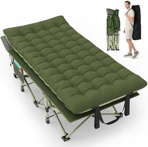 Suteck 32" XXL Folding Camping Cot, 900LBS Heavy Duty Sleeping Cots