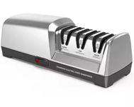 Prockured Knife Sharpener Electric 3 Stage Knives Sharpner Tool Perfect for Hotels & Restaurants