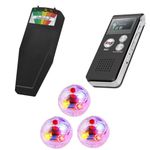 Ghost Hunting Equipment Bundle - EMF Meter Ghost Detector, 32GB Digital EVP Voice Recorder & Light-Up Motion Balls - Full Paranormal Investigation Detector Kit for Ghost Hunting