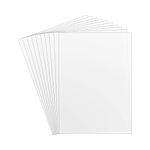 wocpvm 10 Pcs A4 Blank Mylar Stencil Sheets Square Blank Mylar Templates for DIY Stencil Cutting, Making Stencils, 30.5x21.7cm