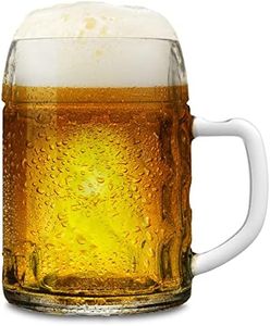 Stölzle Lausitz Mug Kaiser/Set of 6 Beer Mugs 0.5 Liter – Durable Beer Glasses Made from Soda Lime Glass – Traditional Beer Stein 0.5L – Dishwasher Safe