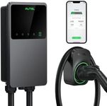 Autel MaxiCharger Home Electric Vehicle (EV) Charger, up to 40 Amp, 240V, Level 2 WiFi and Bluetooth Enabled EVSE, NEMA 6-50 Plug, Indoor/Outdoor, 25-Foot Cable with Separate Holster, Dark Gray