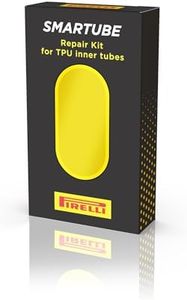 Pirelli Smartube Patch Kit, 10 Patches w/ Glue, Yellow, Black Valve