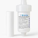 IONIX Washing Machine Filter | 1 Year Warranty | Water Softener, Filter for Hard Water with Connectors & Anti Scalling Balls