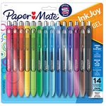 Paper Mate InkJoy Pens, Gel Pens, Medium Point (0.7 mm), Assorted Colours, 14 Count