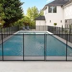DWVO 4FTx 96FT Pool Fence, DIY Swimming Pool Safety Fence for In-ground Pools, Durable & Easy to Install Pool Fencing for Outdoor Swimming Backyard Garden